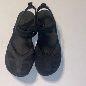 Black Mary Jane style sandals by Merrell size 7